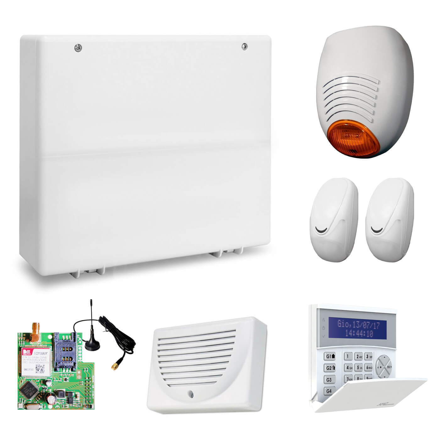 AMC Kit 925 Centrale 8/24 Zone + K-blue + 2x MOUSE09 + Modulo X-4W