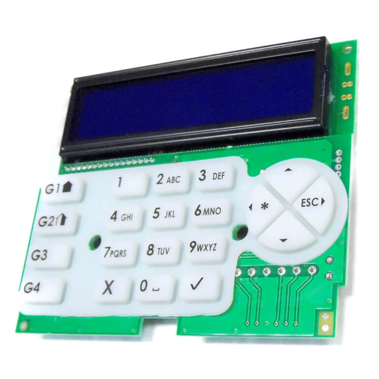 amc elettronica tastiera di ricambio scheda k lcd blue
