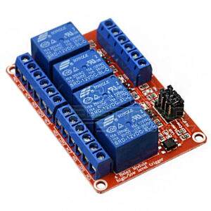 Scheda 4 Relè bobina 12V Dc 1 Scambio 10A