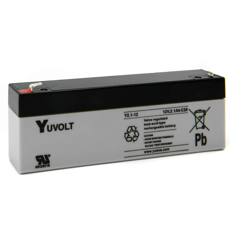 YUASA Batteria AGM YUCEL Y2.1-12 12V 2.1Ah F4.8 yuasa batteria y21 12